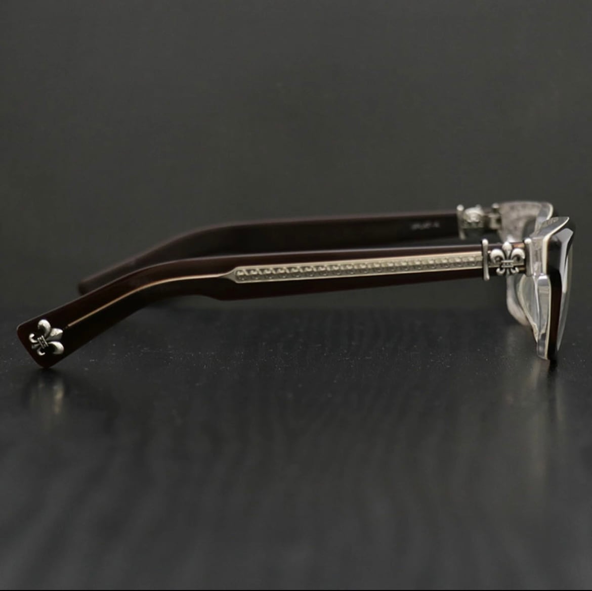 CHROME HEARTS クロムハーツ 伊達メガネ 眼鏡 SPLAT-A BSフレア