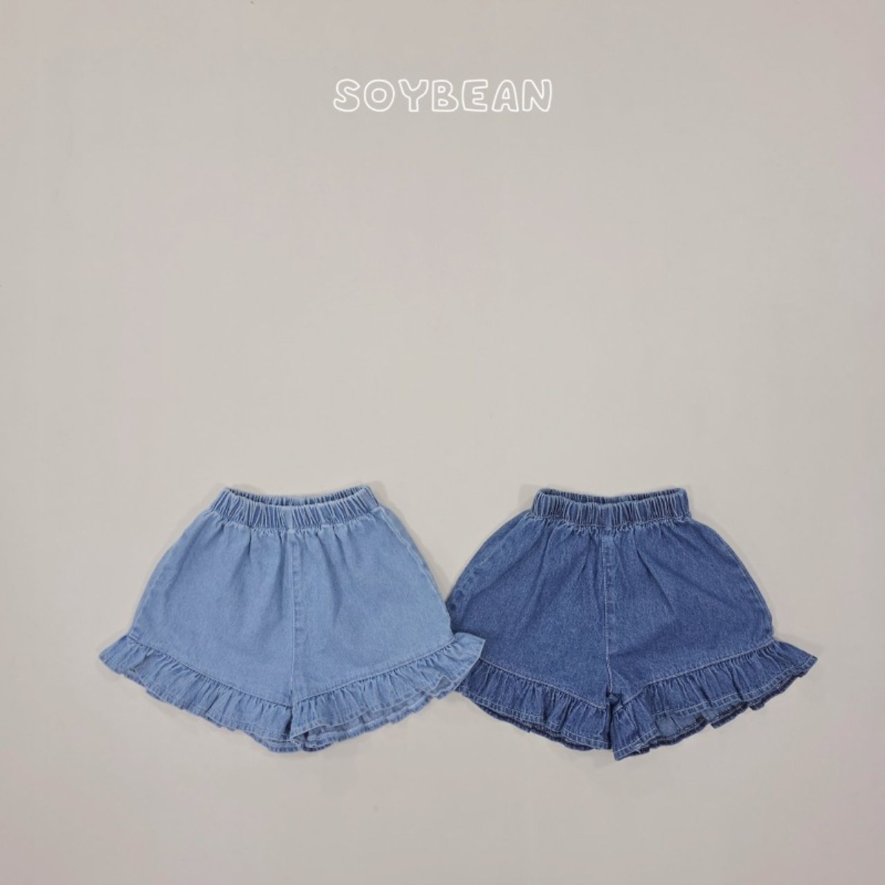 【取寄/韓国直送】SOYBEAN 26/SM デニムフリルパンツ｜夏服｜韓国子供服