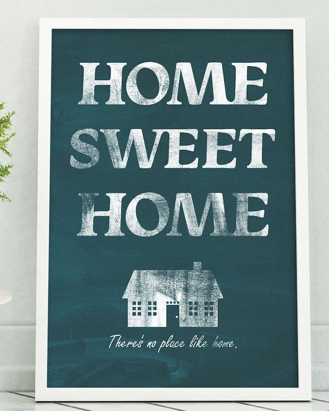 アートポスター / home sweet home Ⅲ　eb182
