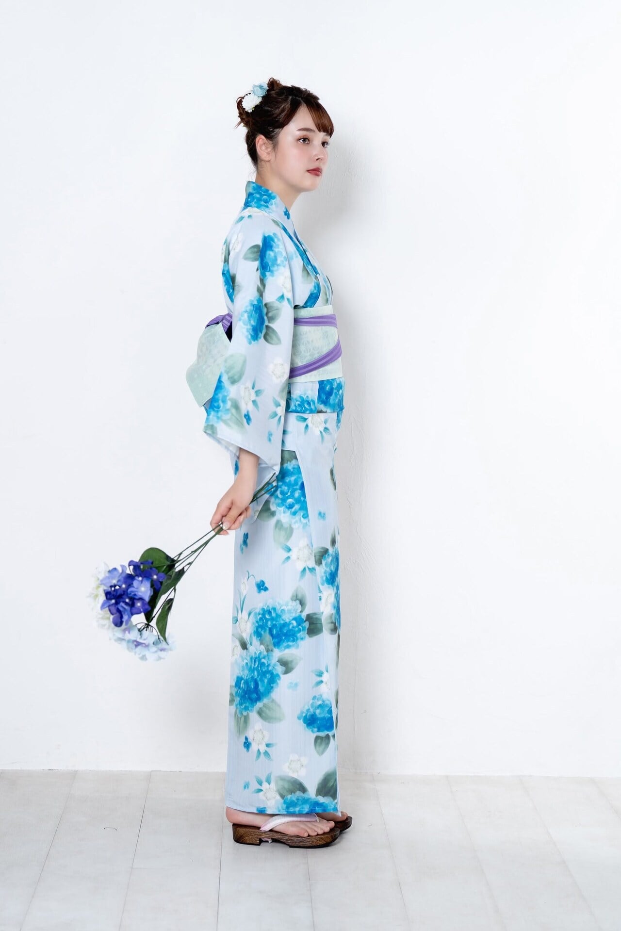 浴衣ジェンヌ 浴衣3点セット 紫陽花 | 浴衣SIENNE