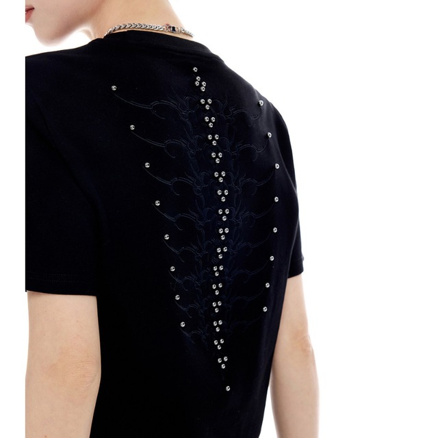 snake stone design short-sleeve tee　スネークストーンデザイン半袖ティー　J1941