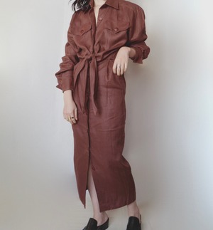 linen shirt dress