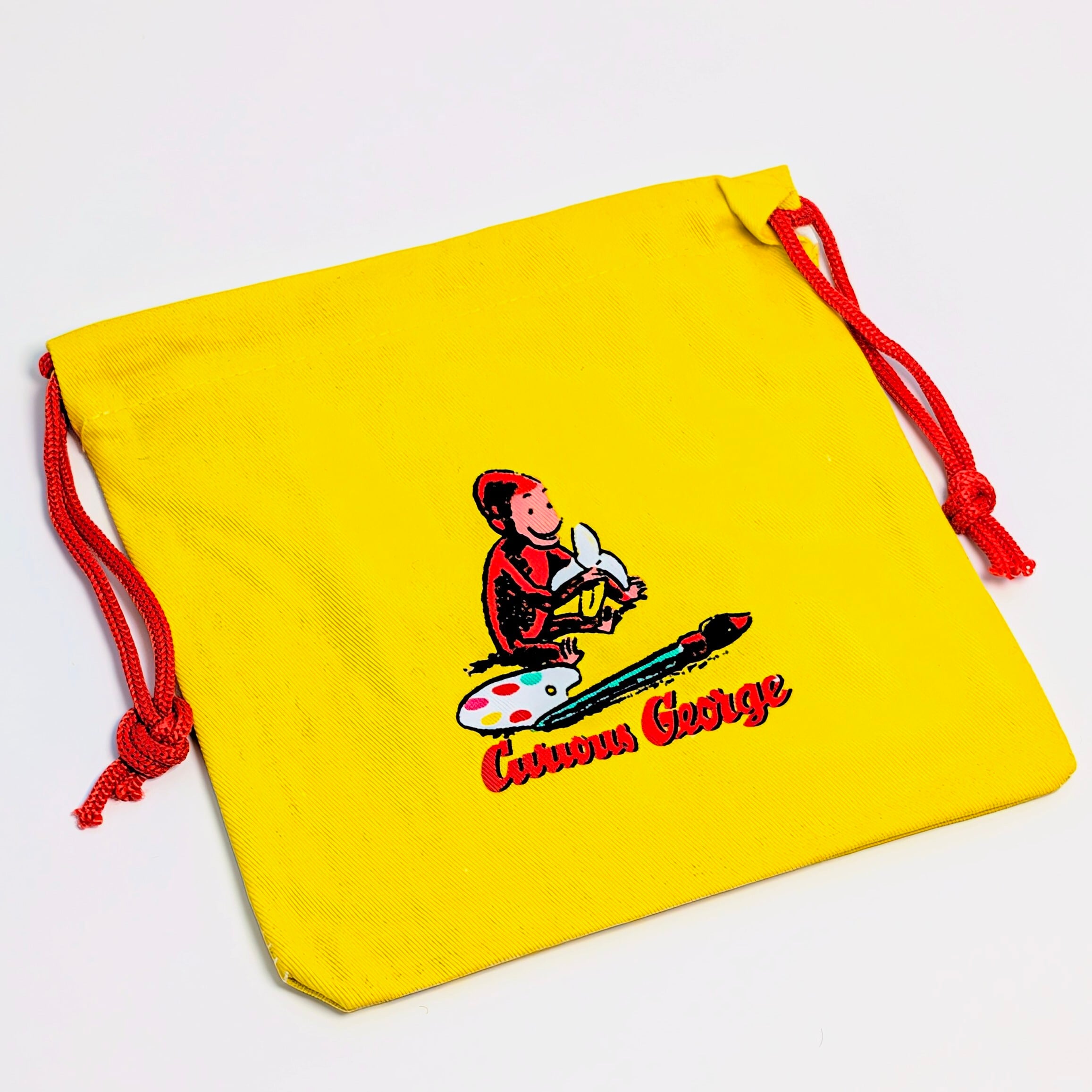 ✨️可愛すぎて何枚も欲しい♡✨️アメリカンキャラクターPURSE【 Curious George(おさるのジョージ)】巾着袋 〚アメリカン雑貨 アメトイ〛