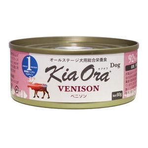キアオラ　ドッグフード缶詰　ベニソン　80g