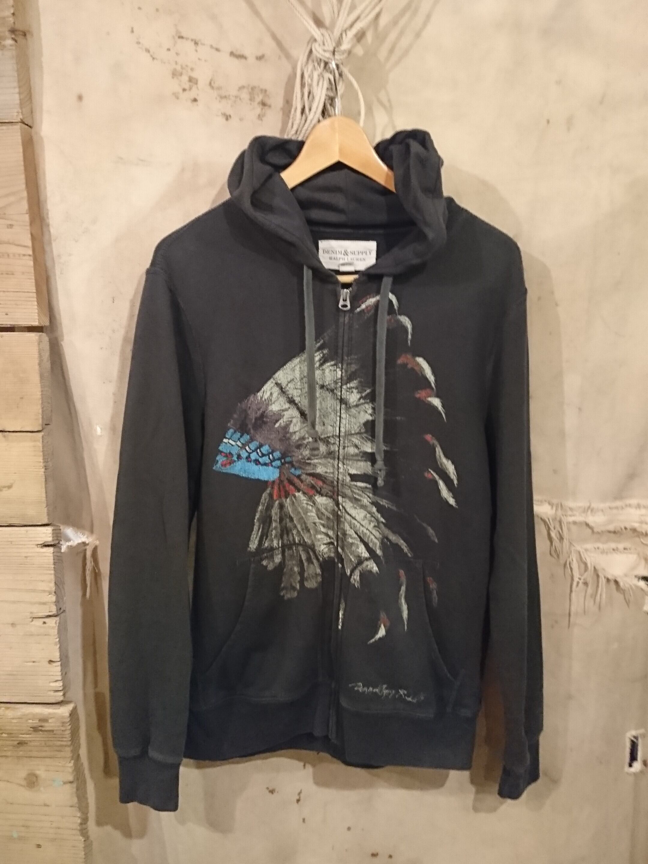 DENIM&SUPPLY RALPH LAUREN SWEAT ZIP PARKA