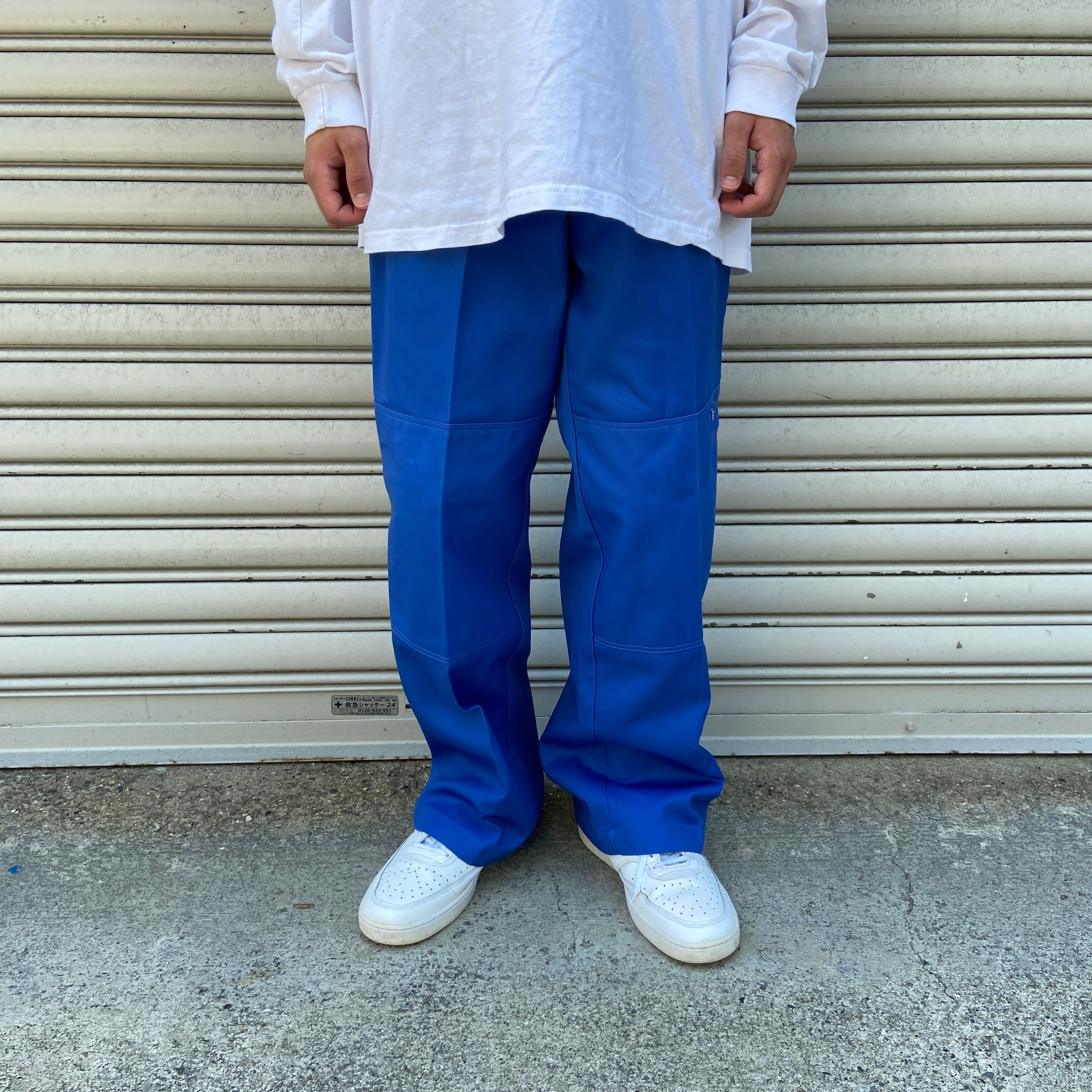 Dickies ダブルニー 32inch ブルー