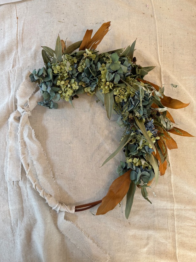 アジサイのドライハーフリースa