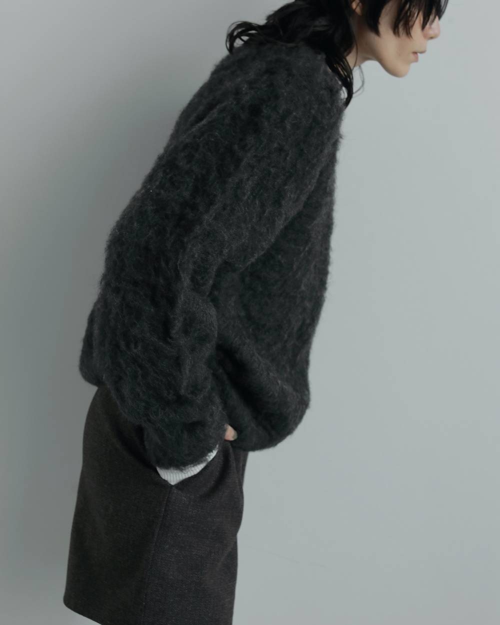 anuke Brashed Knit Pullover アンヌーク anuke（アンヌーク） tシャツ Brashed Knit Pullover メンズ