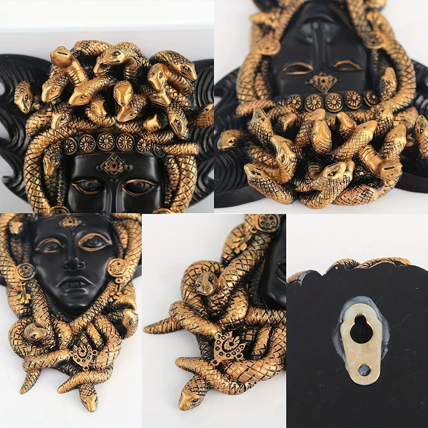 オブジェ 壁掛け メデューサ 小さめ ミニサイズ 15cm 装飾 ウォール