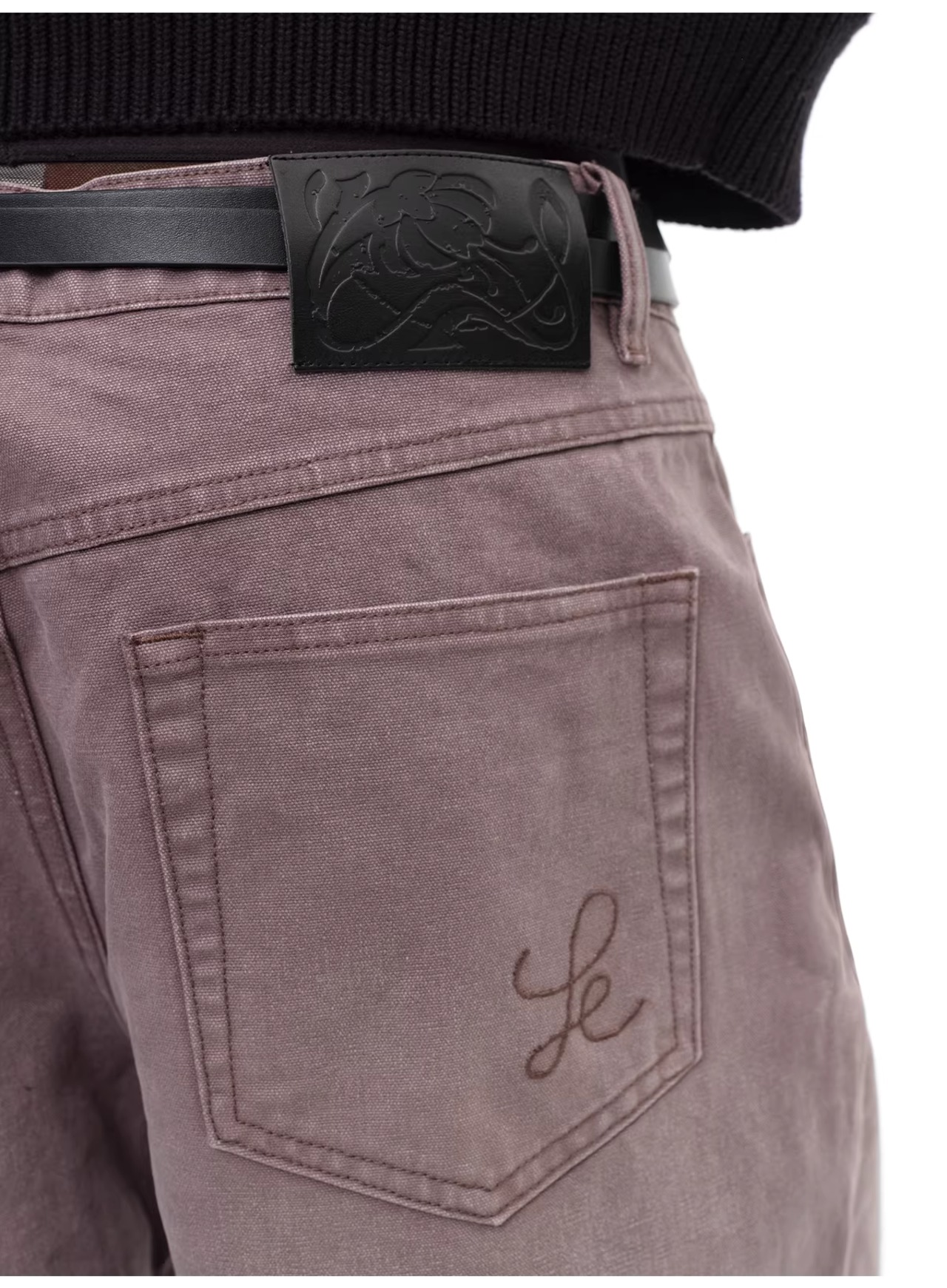 JCAESAR STUDIO Washed Wide Denim Jeans
