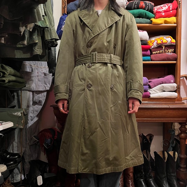 1940s M-1946 U.S.ARMY overcoat field OD-7 (liner付き)M USA製 D1088