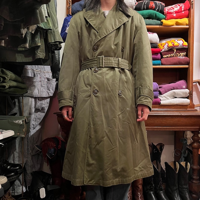 1940s M-1946 U.S.ARMY overcoat field OD-7 (liner付き)M USA製 D1088