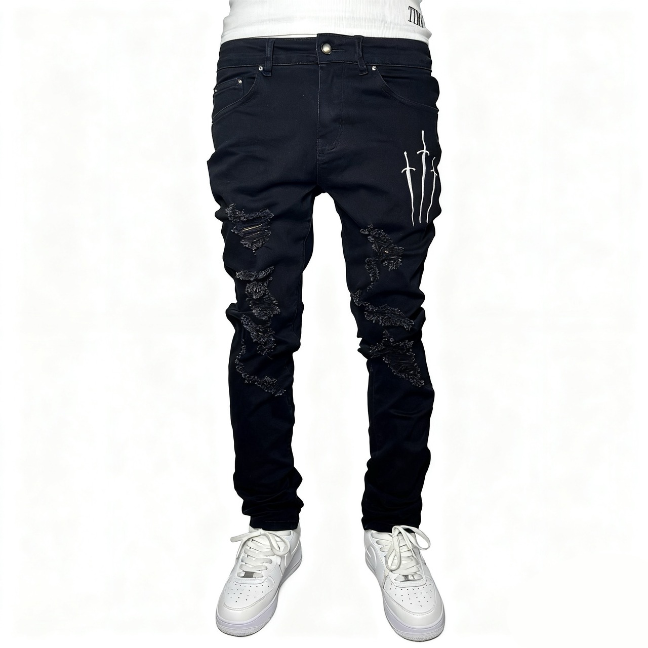 存在感設計｜削らず主張するソードストレッチデニム(D00002)