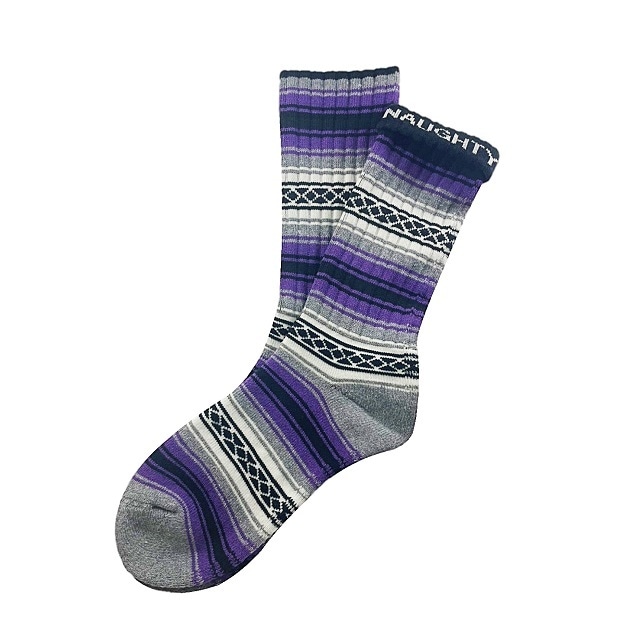 “FALSA -purple-” Socks (limited edition by NAUGHTY)
