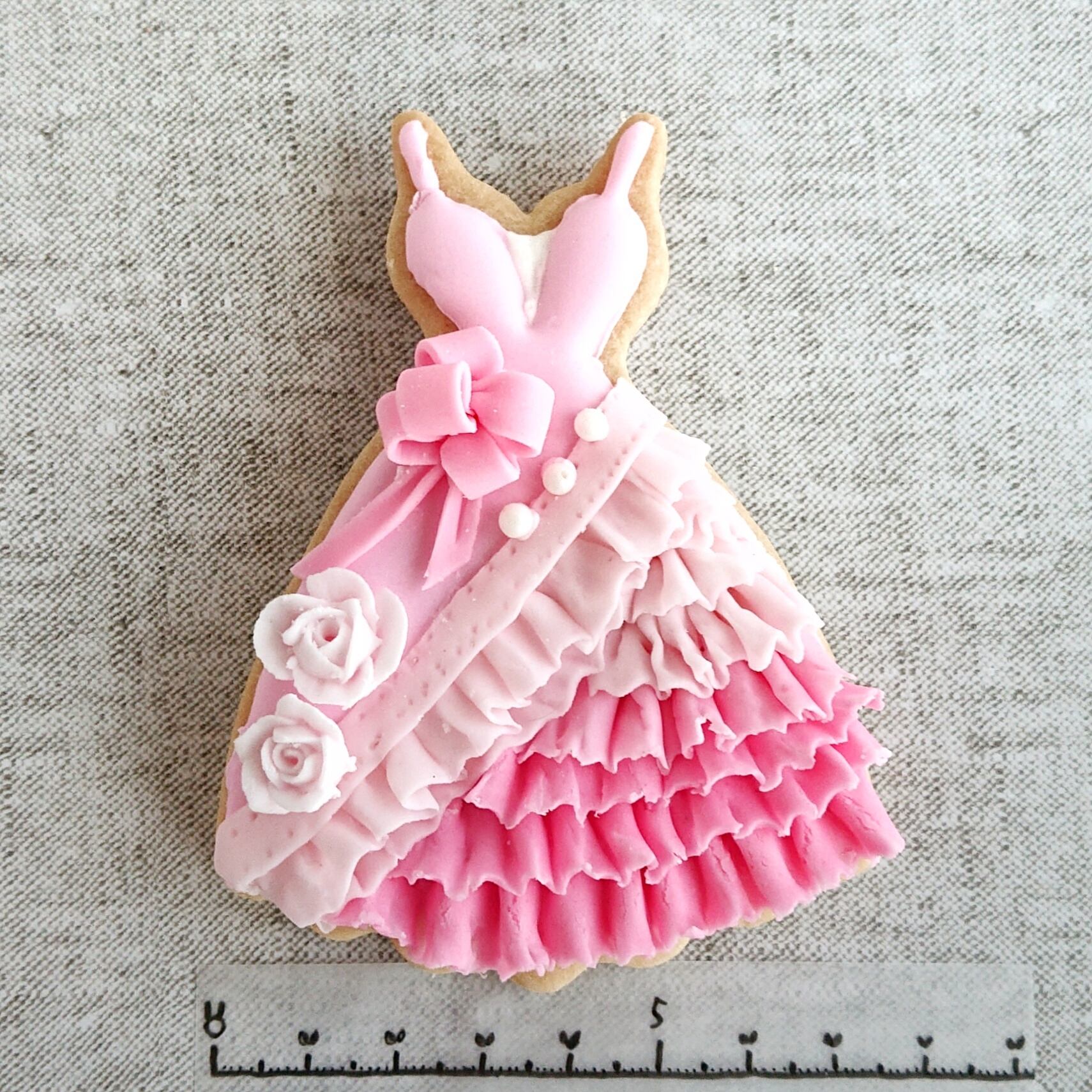 ドレス オリジナルオーダー商品 アイシングクッキー こひつじアトリエ