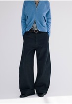 NORYBRAND Curve Leg Cotton Trousers