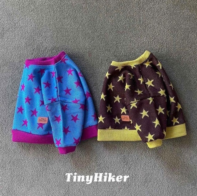 〚予約〛Stargram knit man to man <kids>
