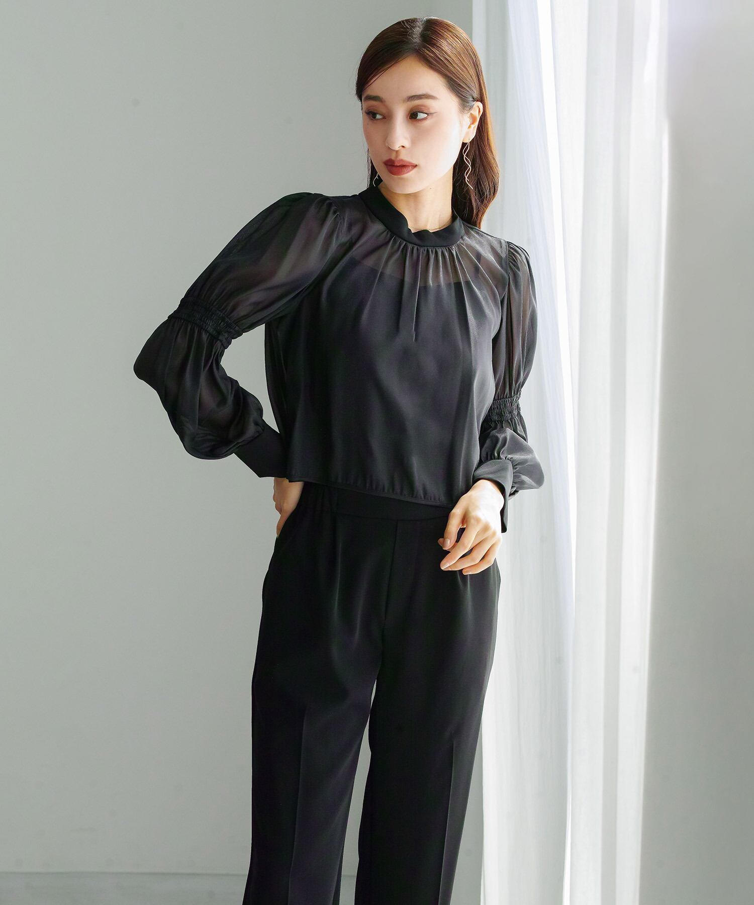 セットドレス【SALE50%OFF】【REPLETE】LAYERED PANTS DRESS セットドレス【SALE50%OFF】【REPLETE】LAYERED PANTS DRESS