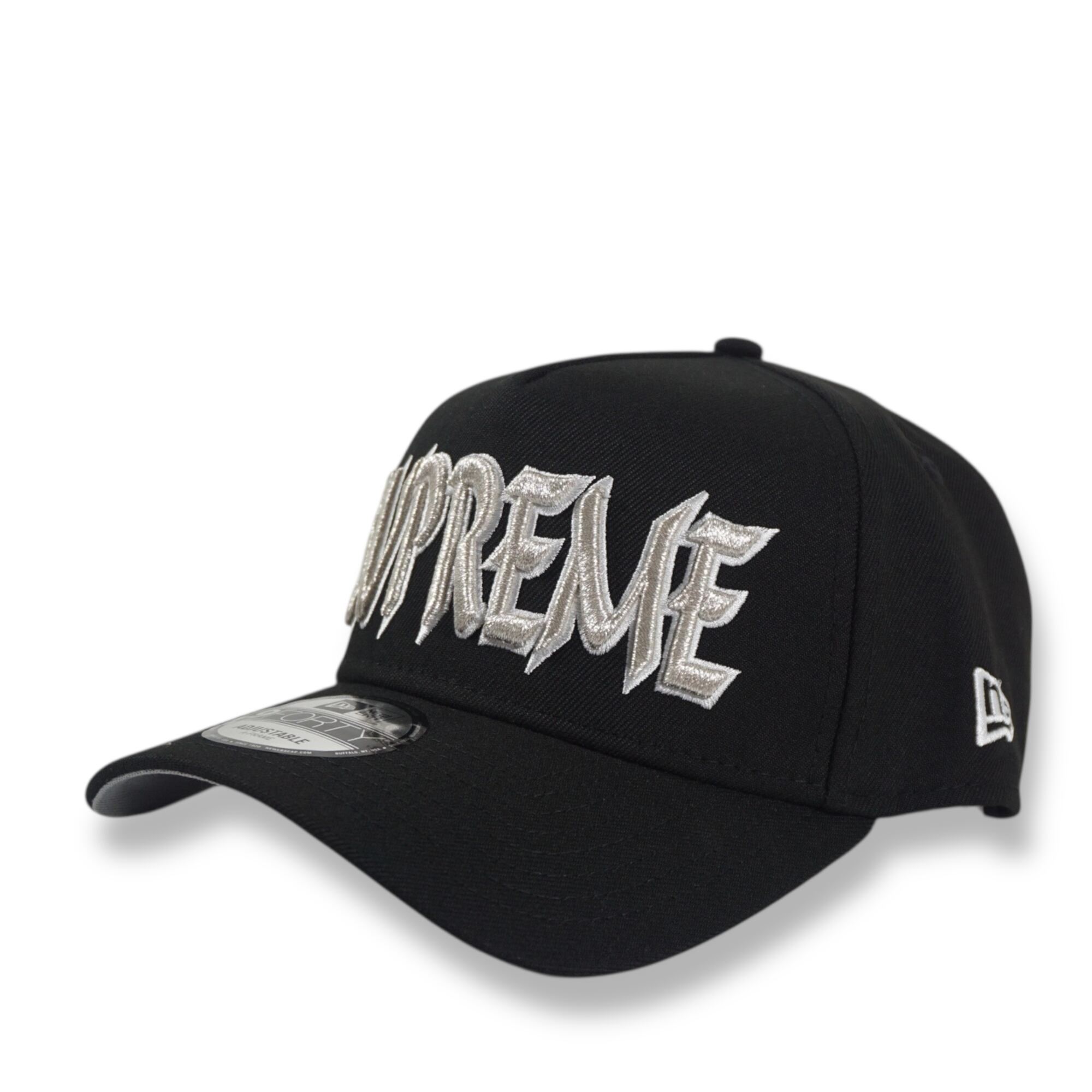 Supreme × NewEra Sharp Spellout Adjustable Cap 9Forty