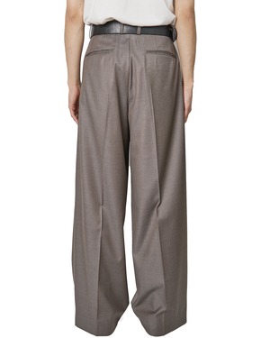 ssstein "EXTRA FINE WOOL EXTRA WIDE TROUSERS〔GREYGE〕"