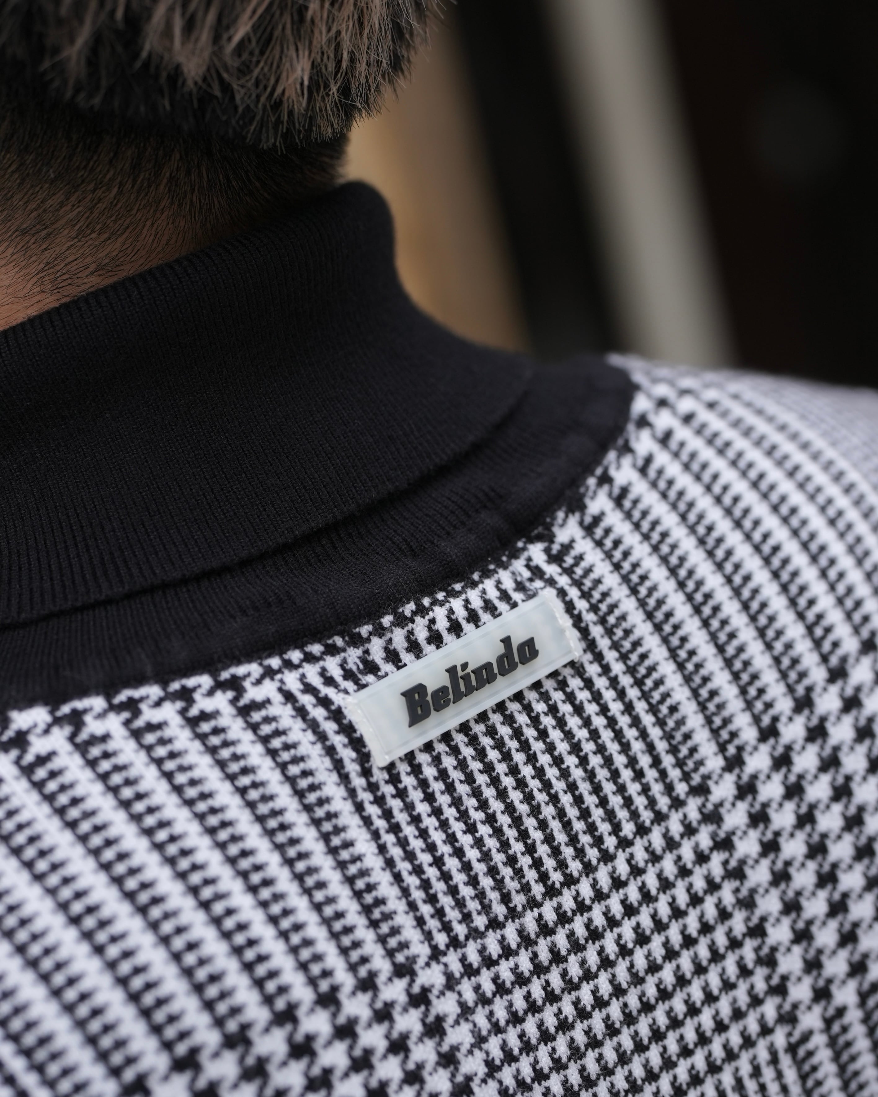 千鳥柄 ORIGINAL TURTLE KNIT【BB25016】 | BELINDA OFFICIAL