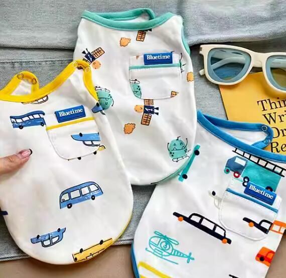 おすすめ☞《予約》№2101567 おえかき乗り物タンクトップ