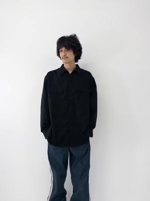 00s Fake suede shirt