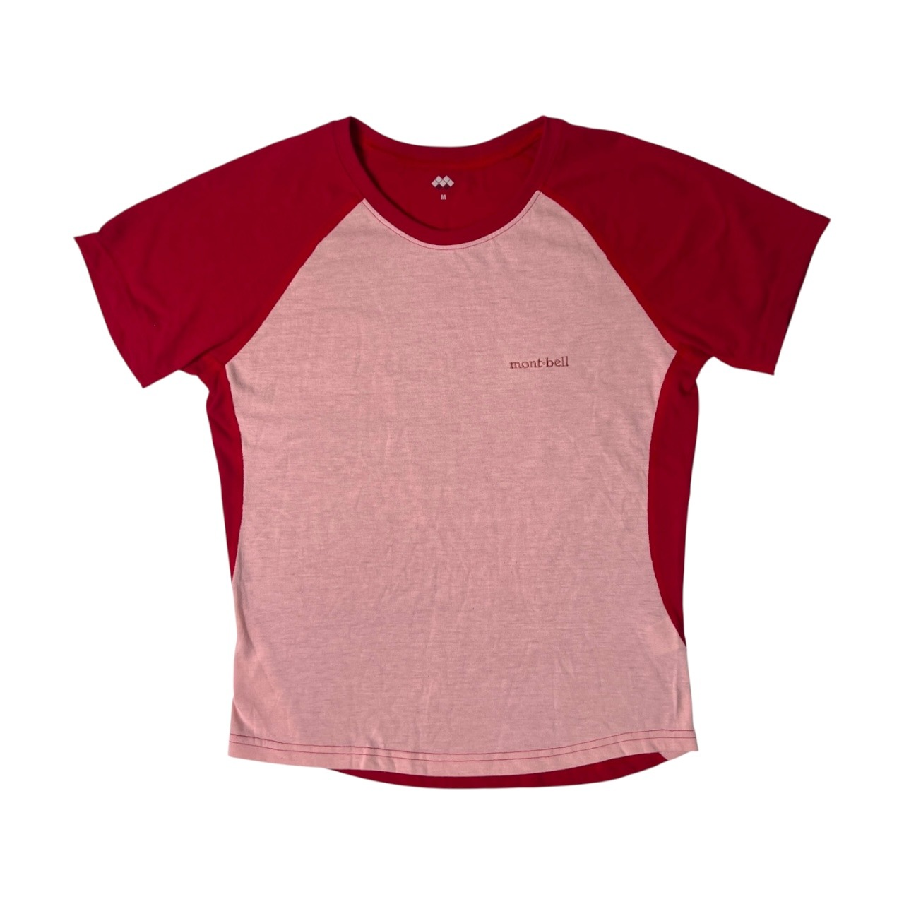 mont-bell モンベル ウイックロン ラグラン 半袖Tシャツ M/ピンク/#1104563