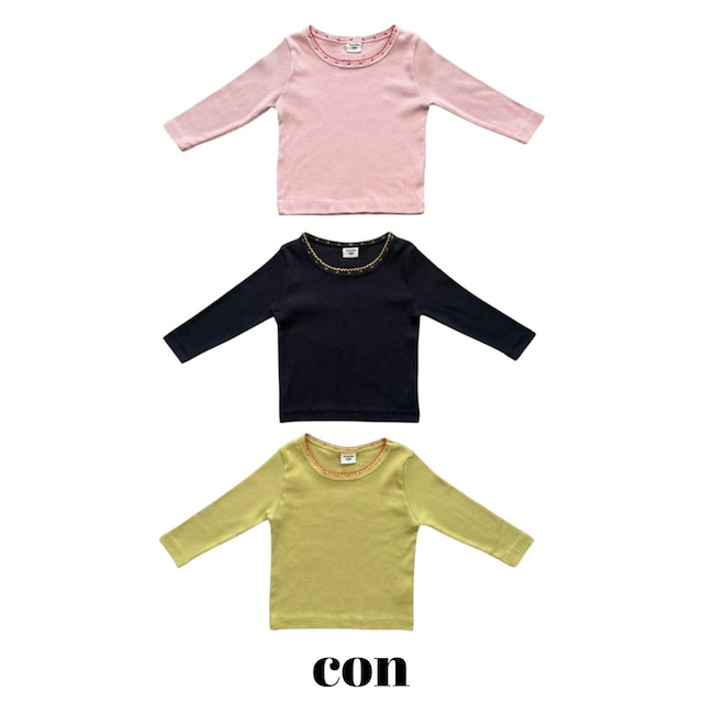 【取寄】con|inta pin coat tee|インタピンコートTシャツ|XXS-M(1-4号)|toddler|26 autumn