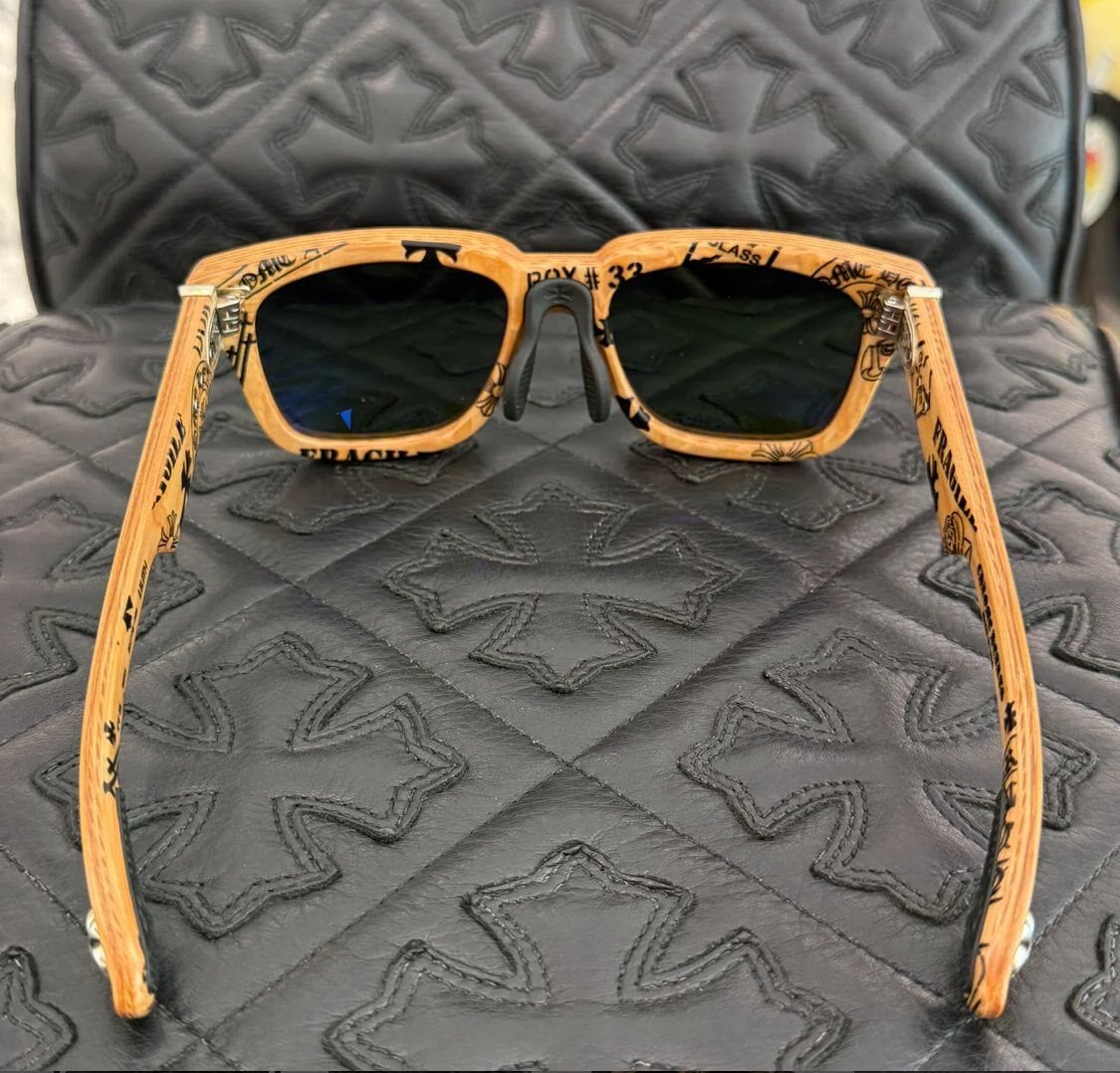 CHROME HEARTS クロムハーツ LILITH Stencil Wood Sunglasses