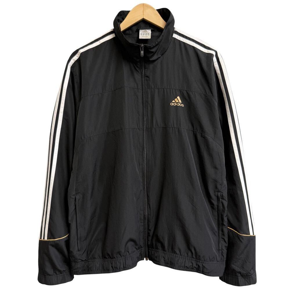 adidas ドット柄×ゴールドイエローフロッキープリント ハイネック