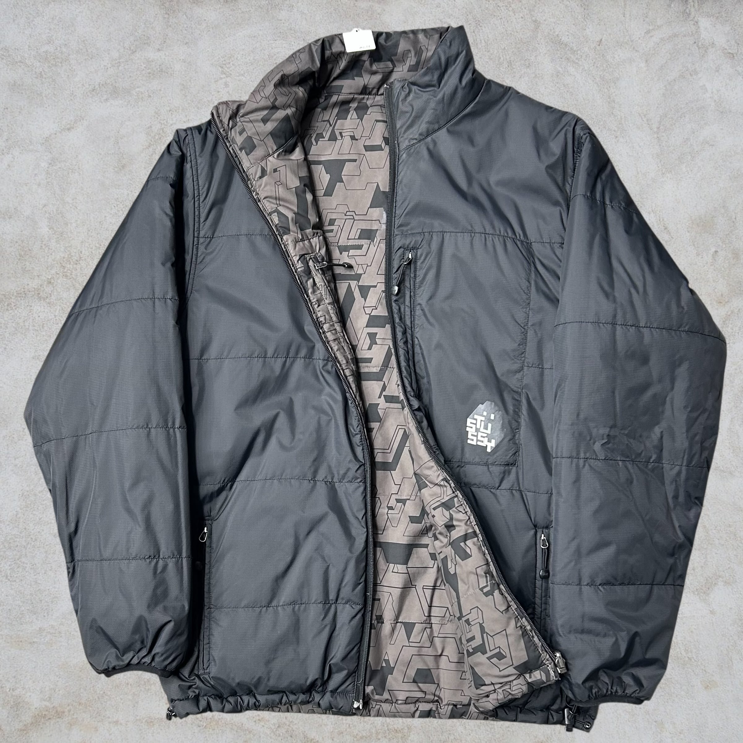 【超希少】Old Stussy kashiwa chapter 柏 日本製 タカヤヒオキ( TAKAYAHIOKI ) OLD STUSSY REMAKE PULLOVER HOODIE BACK