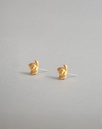 〔K18YGP〕茉莉花 ピアス