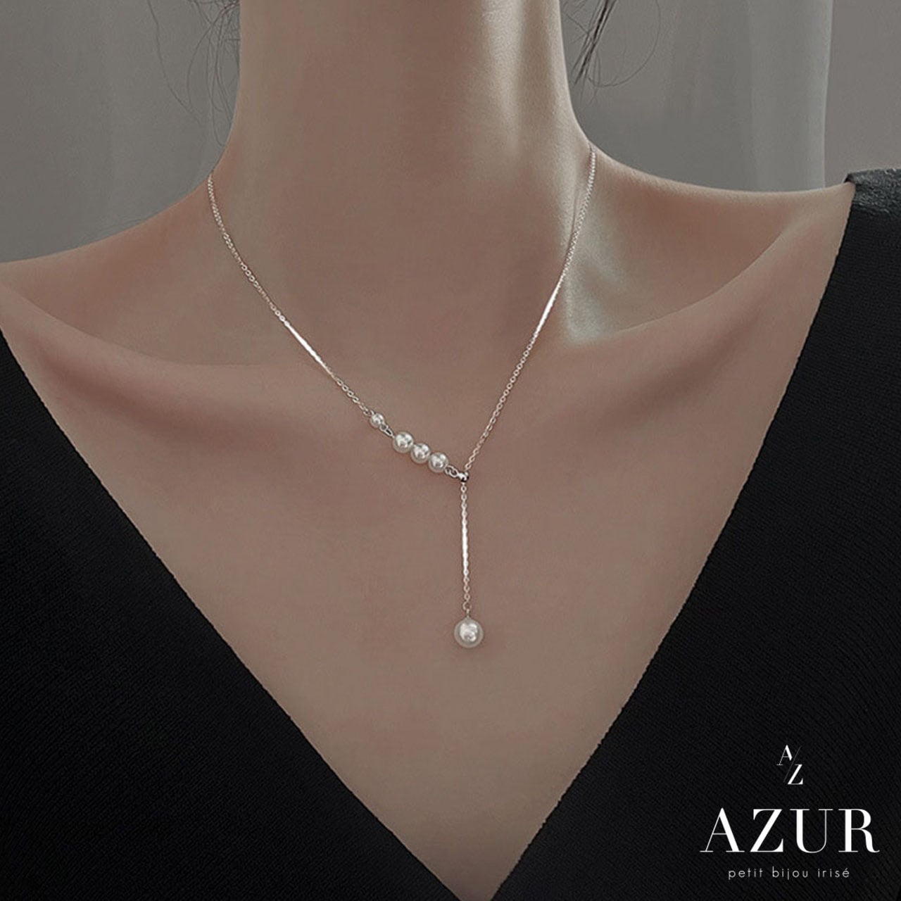 パールタッセルネックレス