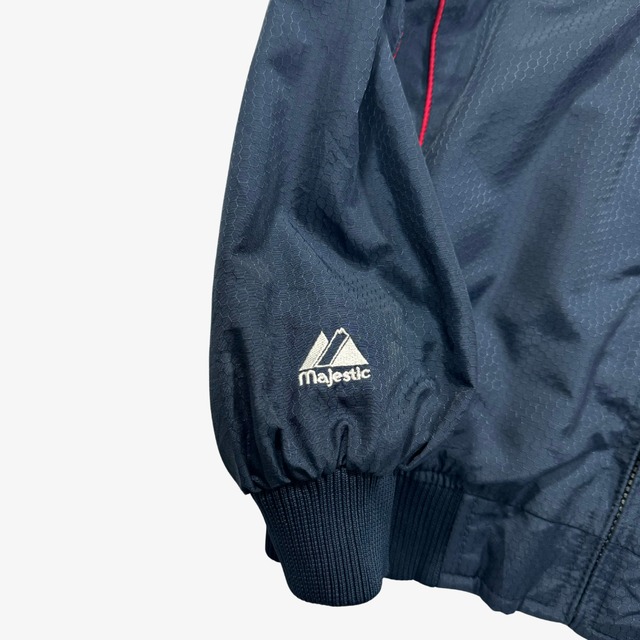 majestic ATHLETIC】MLB インディアンスロゴ ナイロンジャケット majestic ATHLETIC】MLB インディアンスロゴ ナイロンジャケット