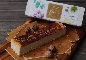 【お歳暮・冬ギフトにも】有機ココナッツシュガーの麹チーズケーキ ４〜６人用［無添加・グルテンフリー］