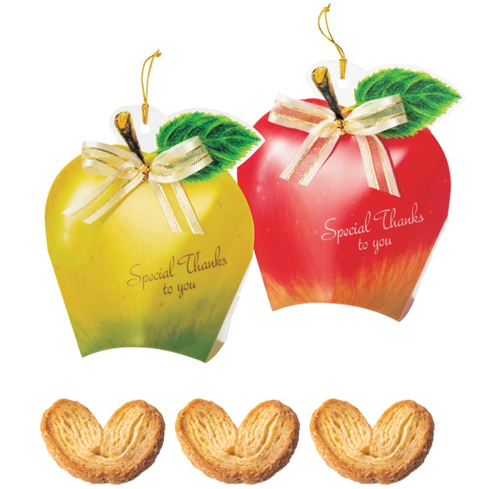 りんごの実　プチギフト　1個　ハートパイ　幸せデリバリー（ギフト・結婚式アイテム・手芸用品の通販）