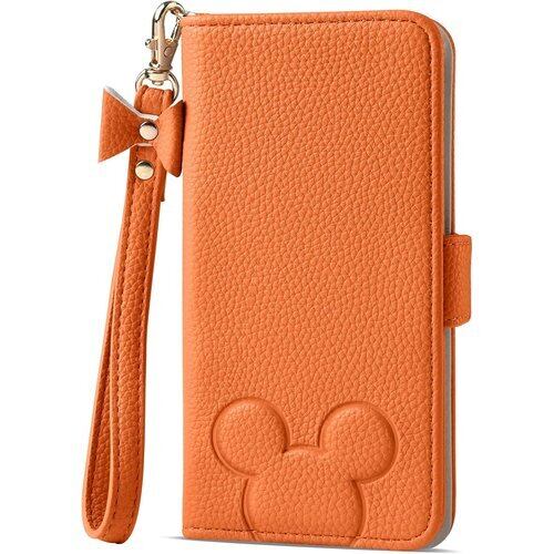 iPhone 15plus ケース 手帳型 iPhon い ケース 携帯カバー iPhone 15plus 携帯ケース アイフォン15プラス ケースカバー あいふぉん15plus ケース手帳がた ファッション スマートフォン 15plus 手帳 アイフォーン 15plus case 携帯ケース 横置き機能 レザー シンプル お洒落 贈り物 耐摩擦 保護カバー iPhone 15plus 画面が6.7インチ オレンジ 1個 x 1 2110