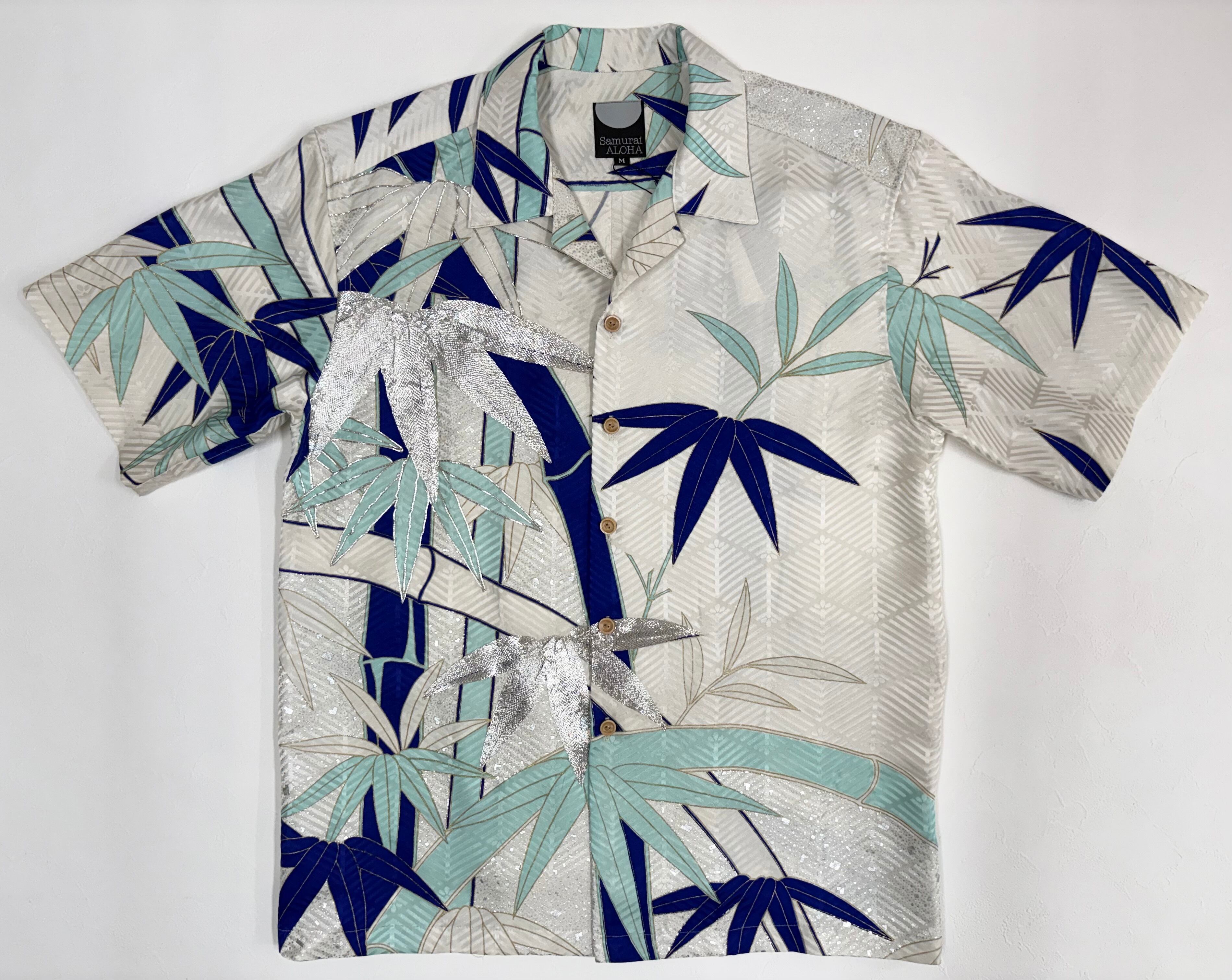 Silk kimono Aloha shirt シルク アロハシャツ REMI RELIEF