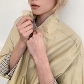 Doublure Check Stand Collar jacket F0610