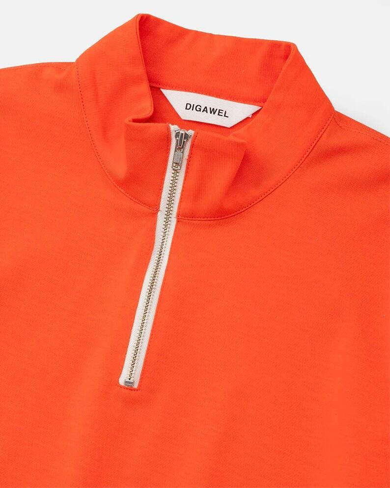 DIGAWEL / Half zip P/O (ORANGE) | THE MODERN AGE