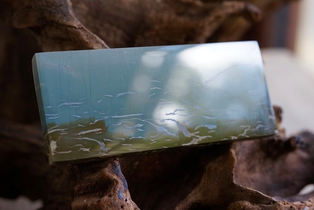 パエジナストーン Paesina stone 海景　