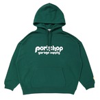 WHEEL LOGO HOODIE/GREEN