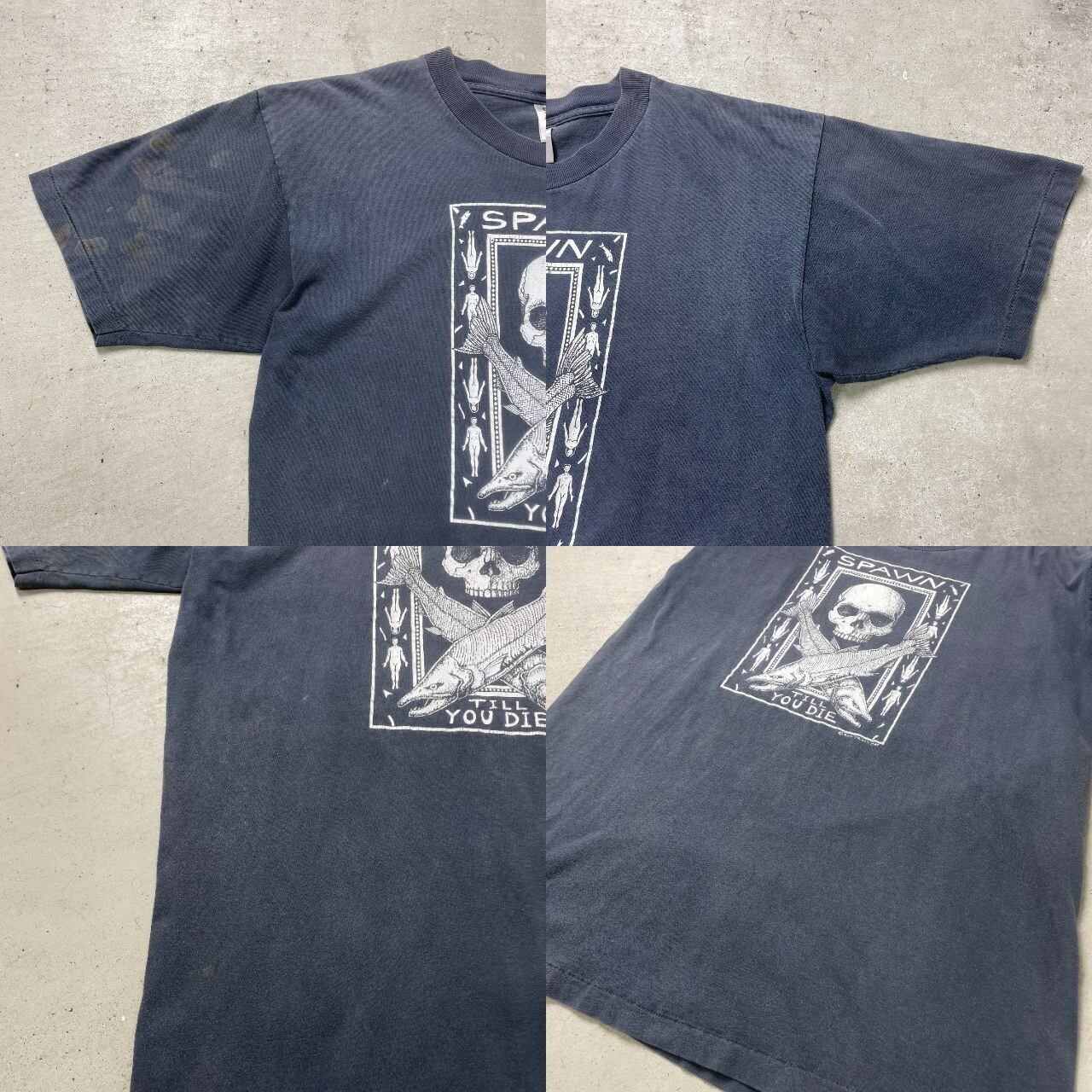 80年代 USA製 Ray Troll アート プリント Tシャツ メンズXL 古着 80s