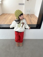 〖取寄〗韓国子供服 / 26winter / Digreen / ビビボンネット / キッズ / 冬服 *onesize*