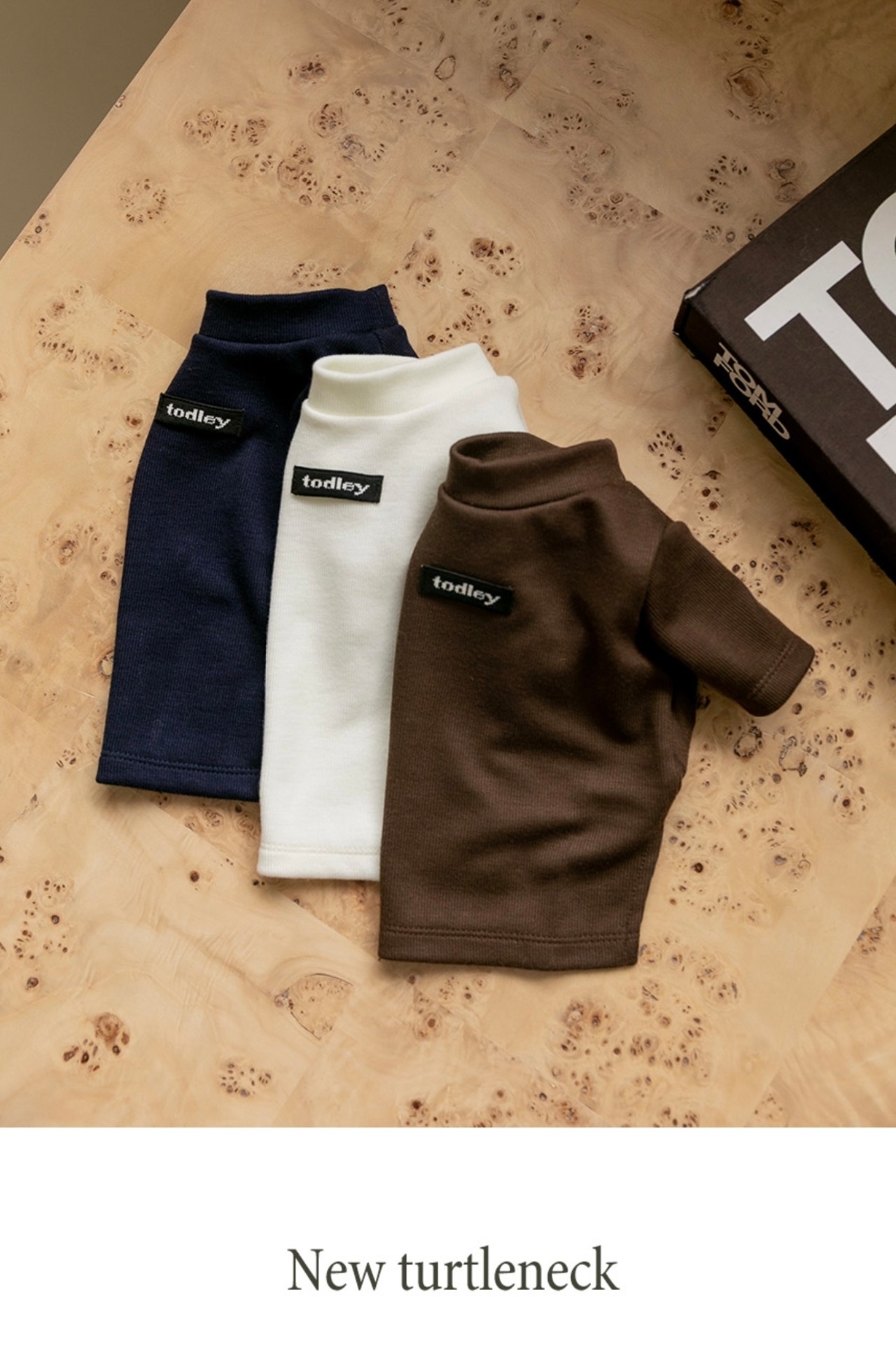 【TODLEY】New turtleneck(BROWN)
