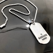 GODSIZE® I.D. TAG #1 PENDANT / ゴッドサイズ® I.D.タグ #1 ペンダント