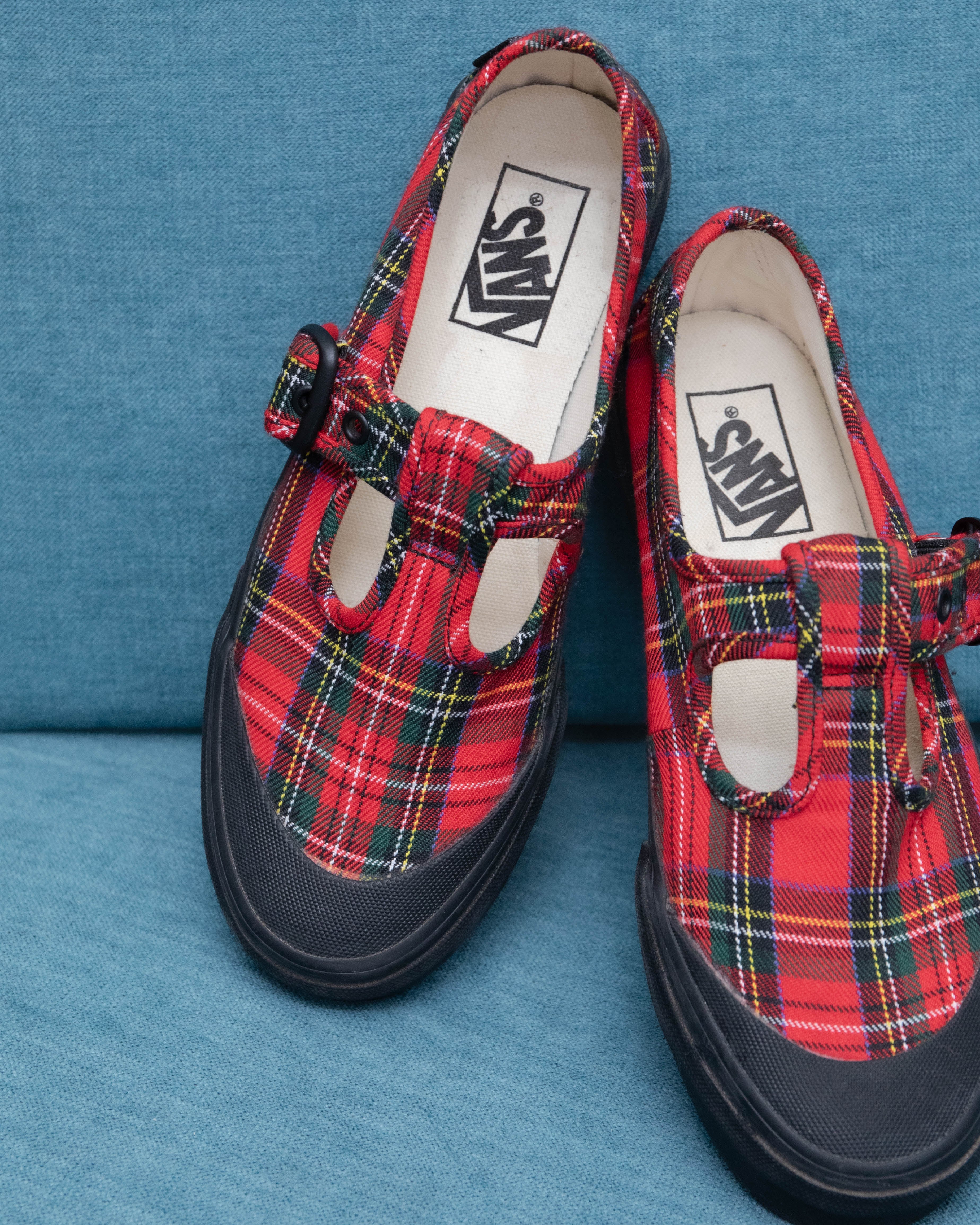 VANS - plaid mary jane sneaker 