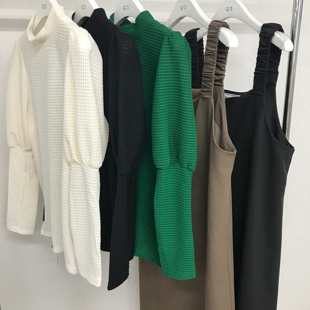 ワッフルカットソー