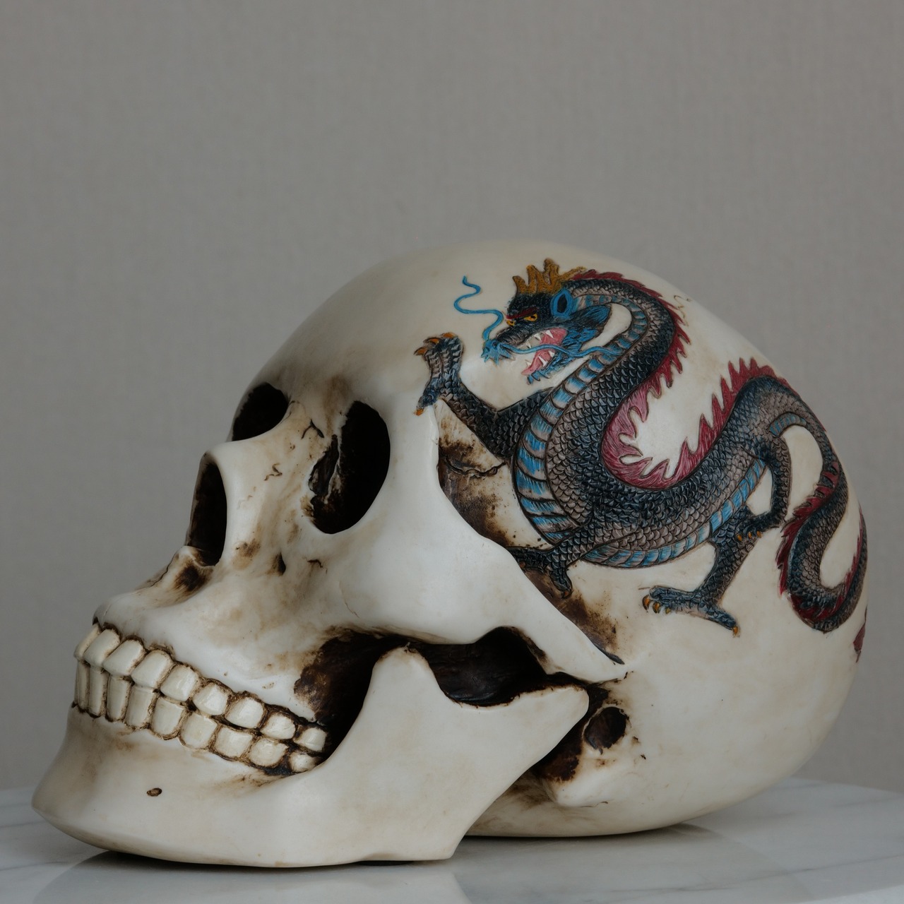 ドクロのオブジェ